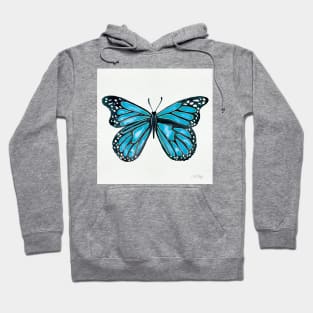 Blue Butterfly Hoodie